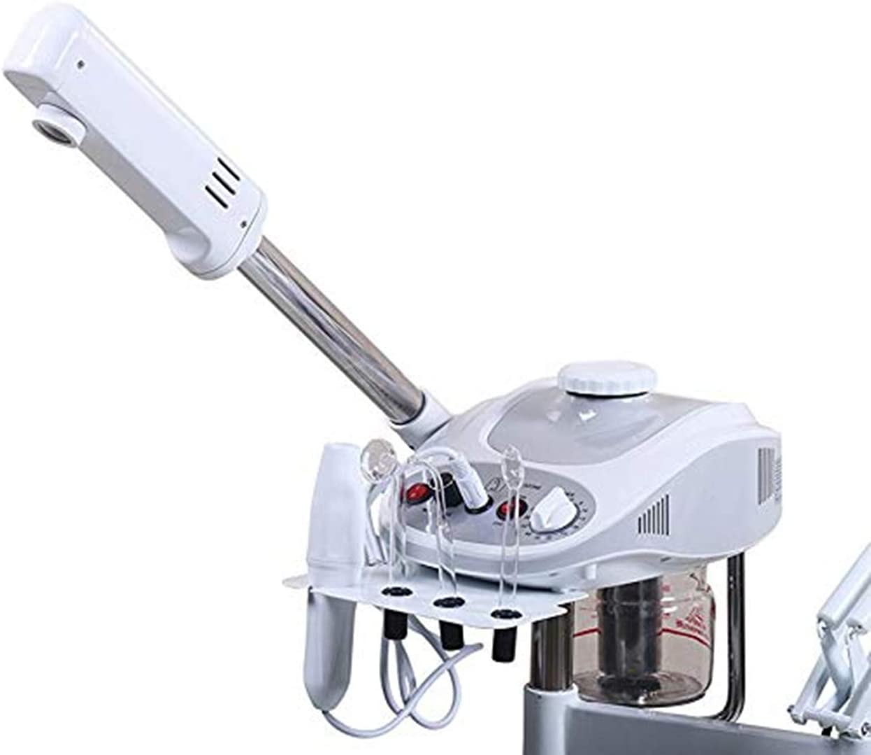 Funnylife 3 in 1 Aromatherapy Facial Steamer, 5X Magnifying LED Lamp, High Frequency Machine,Salon Spa Beauty Equipment - Image 2